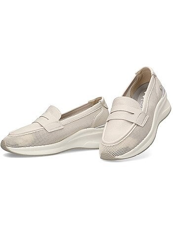 Mocassins compensés femme