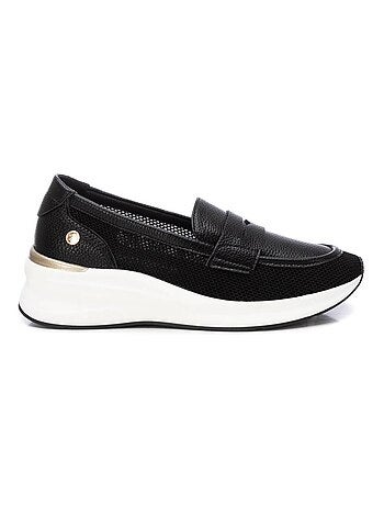 Mocassins compensés femme