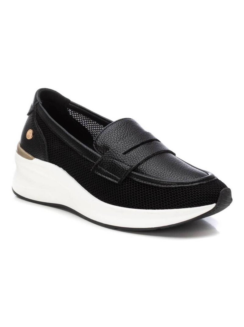 Mocassins compensés femme Noir - Kiabi