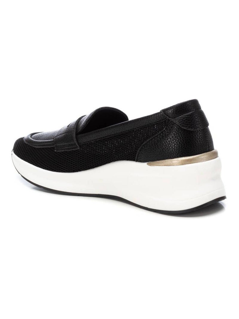Mocassins compensés femme Noir - Kiabi