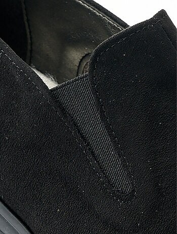 Mocassins compensés largeur confort élastiqués - Afibel