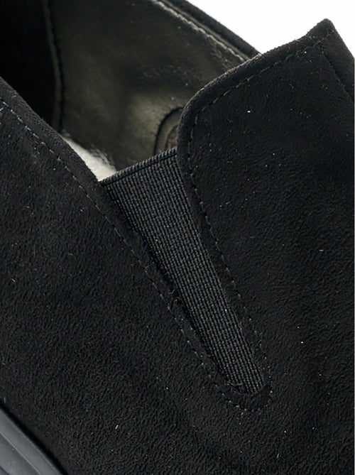 Mocassins compensés largeur confort élastiqués - Afibel - Kiabi