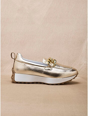 Mocassins compensés mode