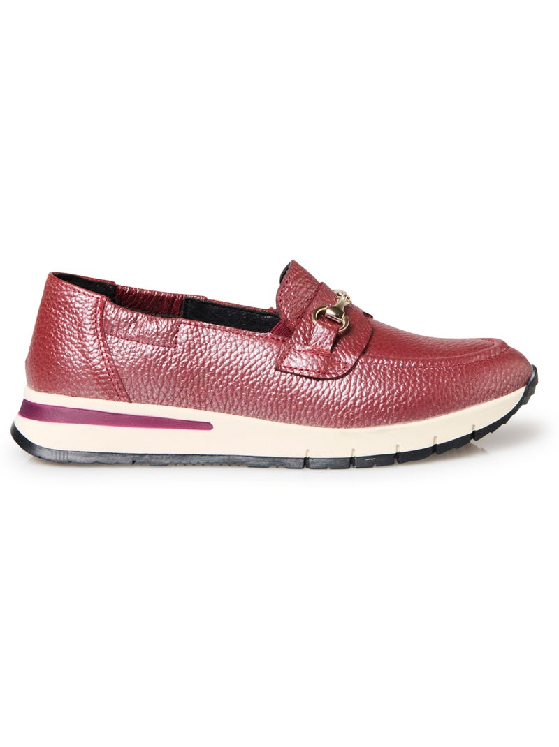 Mocassins compensés semelle amovible - PEDICONFORT Bordeaux - Kiabi