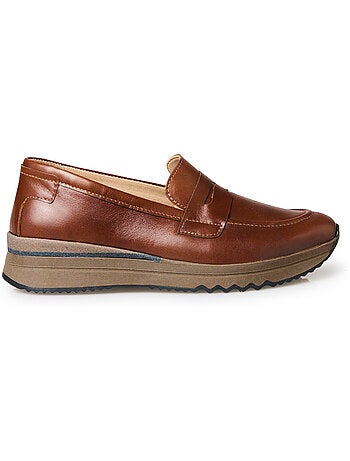 Mocassins compensés semelle amovible - PEDICONFORT