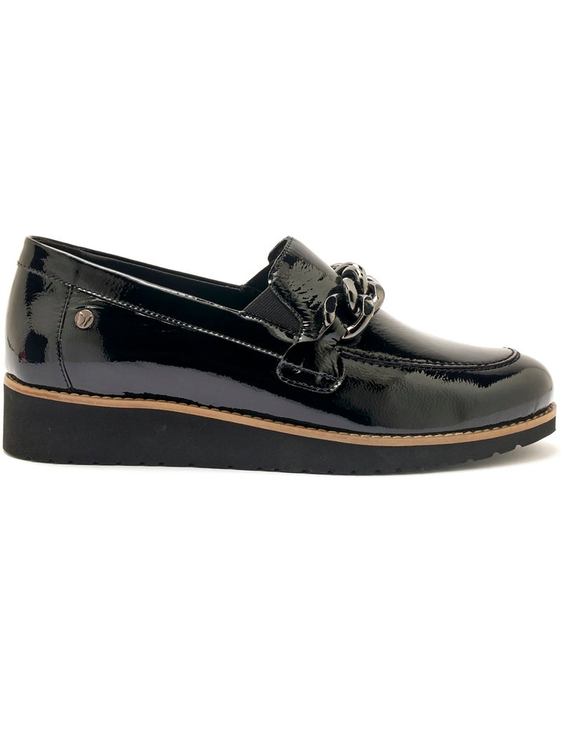 Mocassins compensés semelle amovible - PEDICONFORT Noir Noir - Kiabi