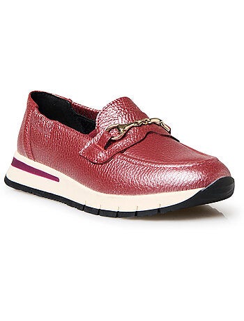 Mocassins compensés semelle amovible