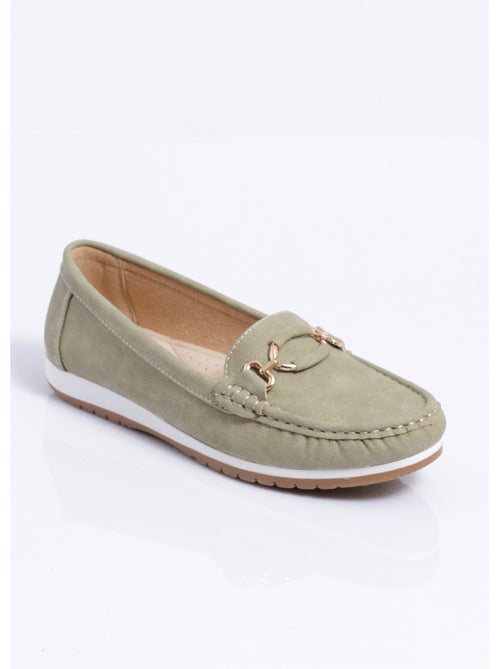 Mocassins compensés souples largeur confort - Afibel - Kiabi