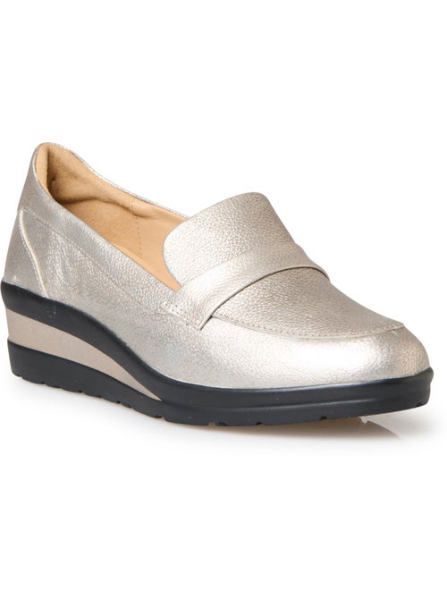 Mocassins compensés talon 4,5 cm - PEDICONFORT - Kiabi