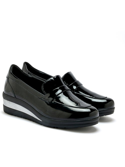 Mocassins compensés talon 4,5 cm - PEDICONFORT - Kiabi