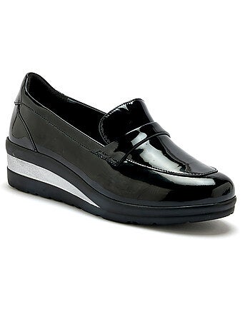 Mocassins compensés talon 4,5 cm
