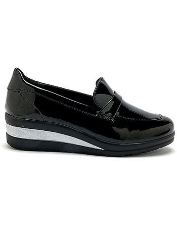 Mocassins compensés talon 4,5 cm