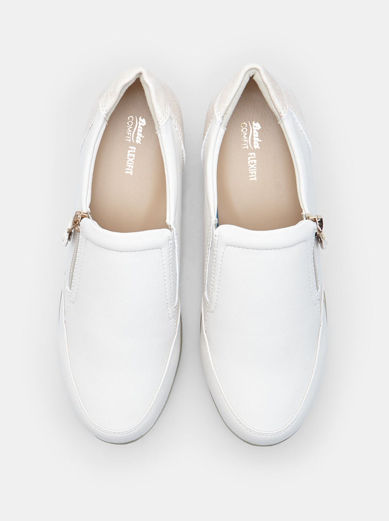 Mocassins Confort BATA COMFIT Blanc - Kiabi