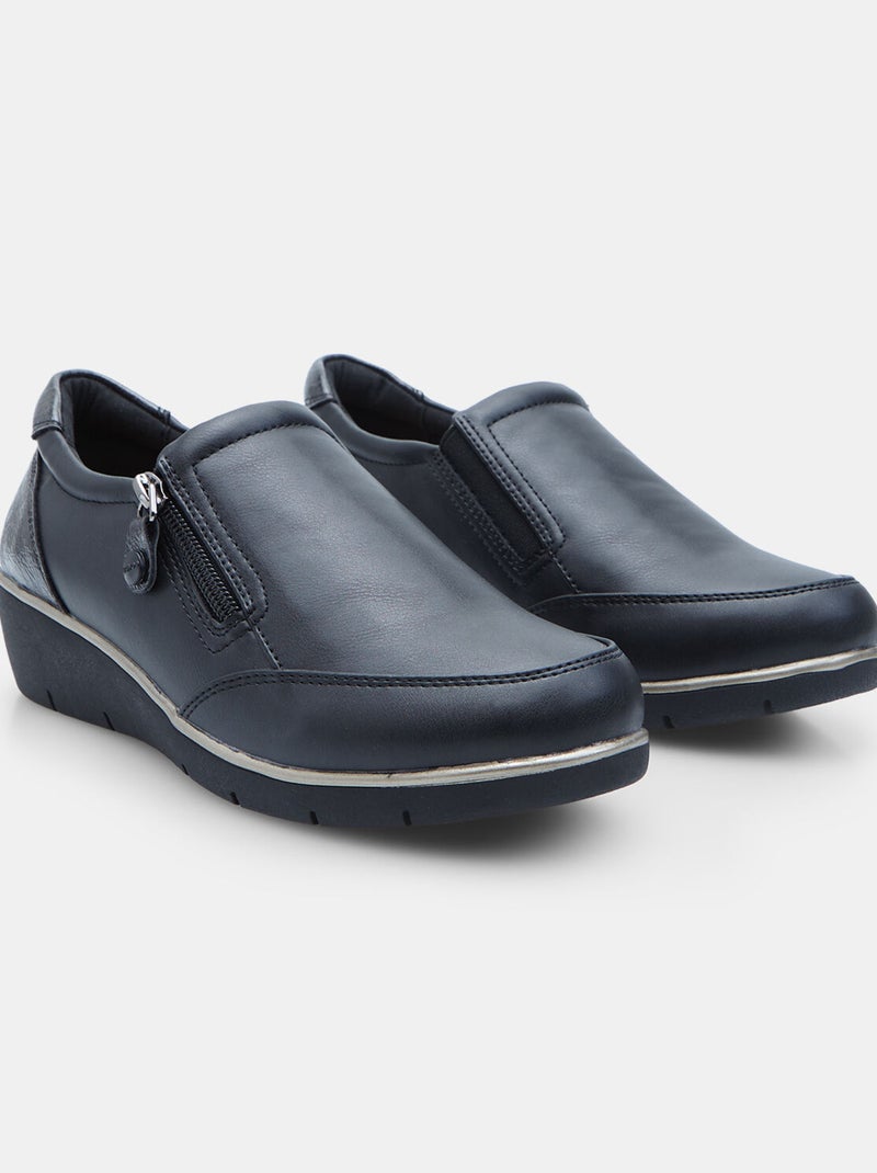 Mocassins Confort BATA COMFIT Noir - Kiabi