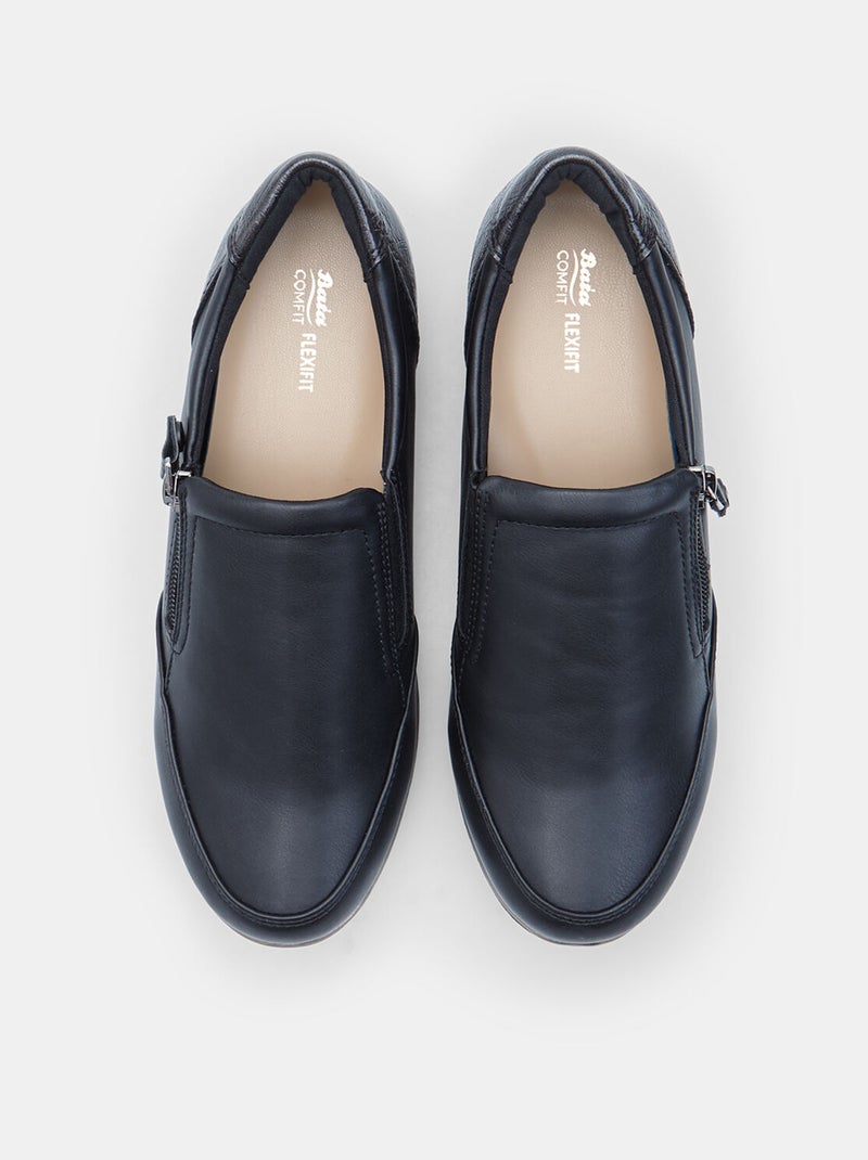 Mocassins Confort BATA COMFIT Noir - Kiabi