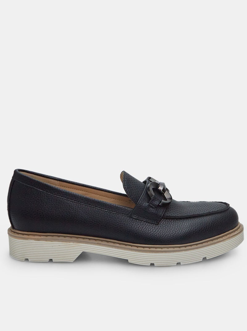 Mocassins confortable BATA Noir - Kiabi