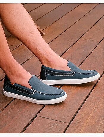 Mocassins confortable, souple, semelle à mémoire forme et facile à enfiler