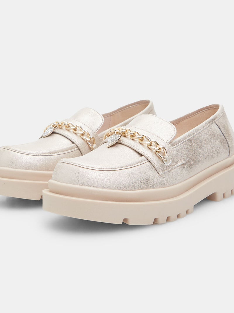 Mocassins confortables BATA Doré/or - Kiabi
