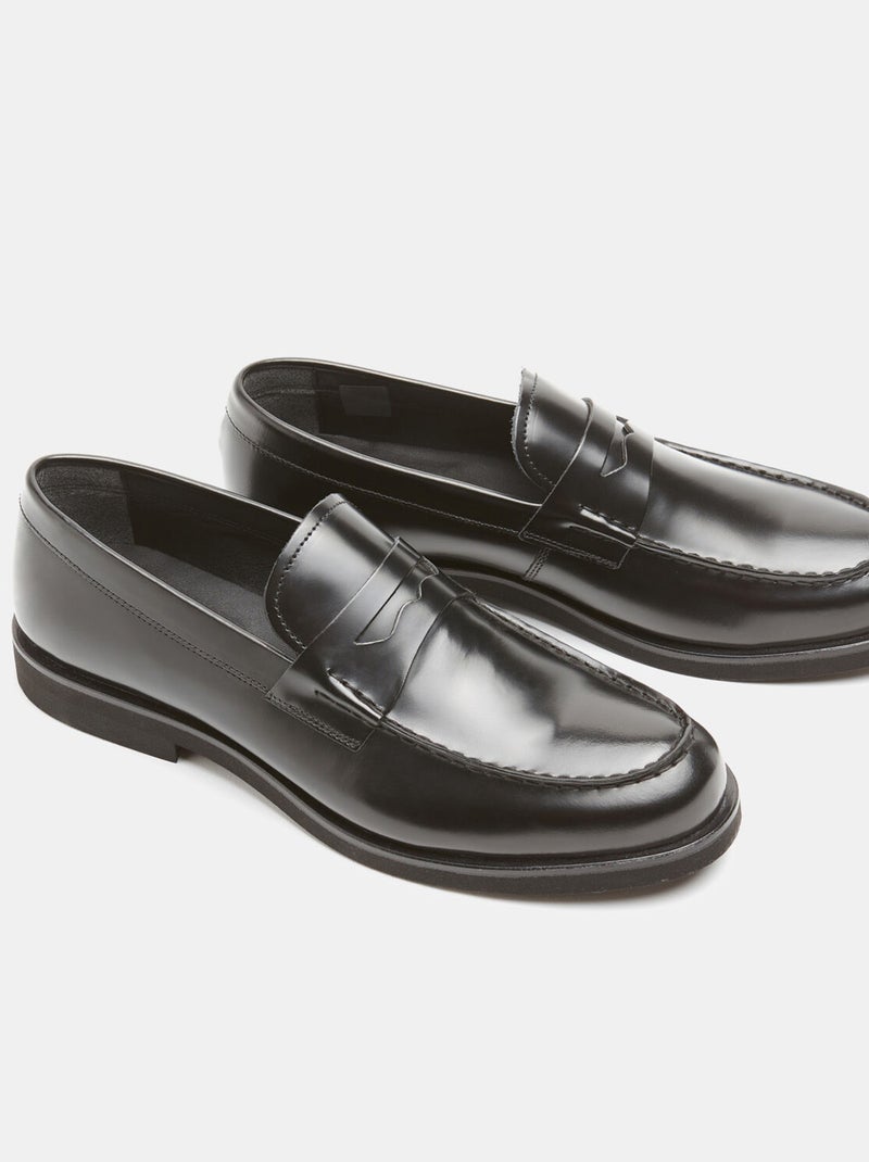 Mocassins confortables BATA Noir - Kiabi