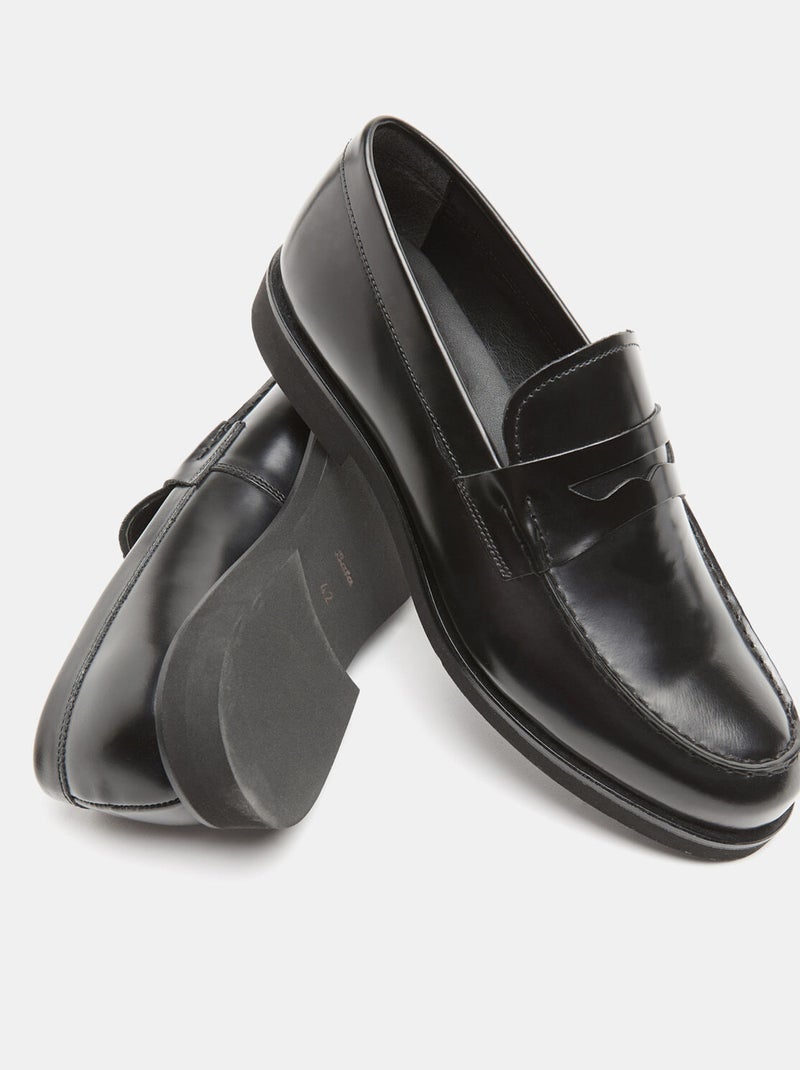 Mocassins confortables BATA Noir - Kiabi
