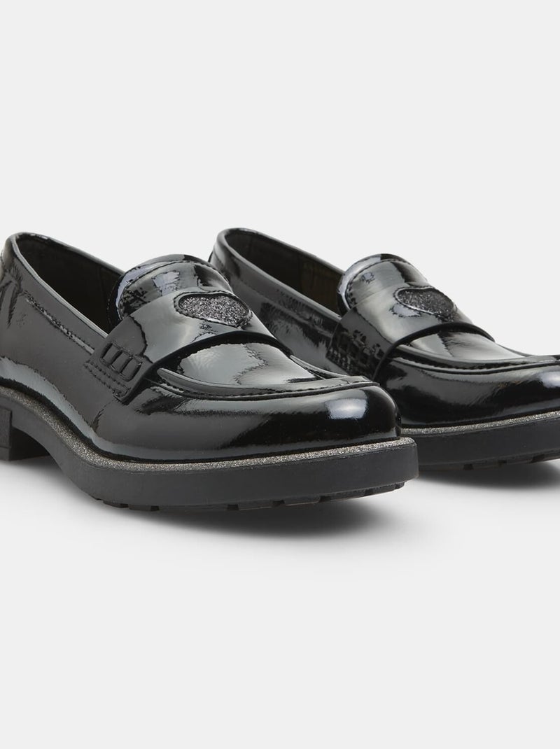 Mocassins confortables BATA Noir - Kiabi