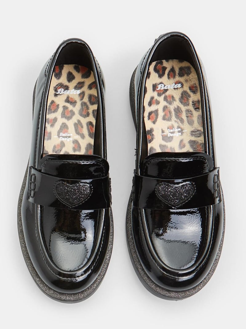 Mocassins confortables BATA Noir - Kiabi