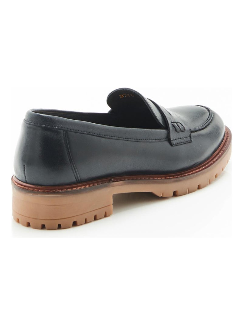 Mocassins crantés Amortyl - Damart Noir - Kiabi