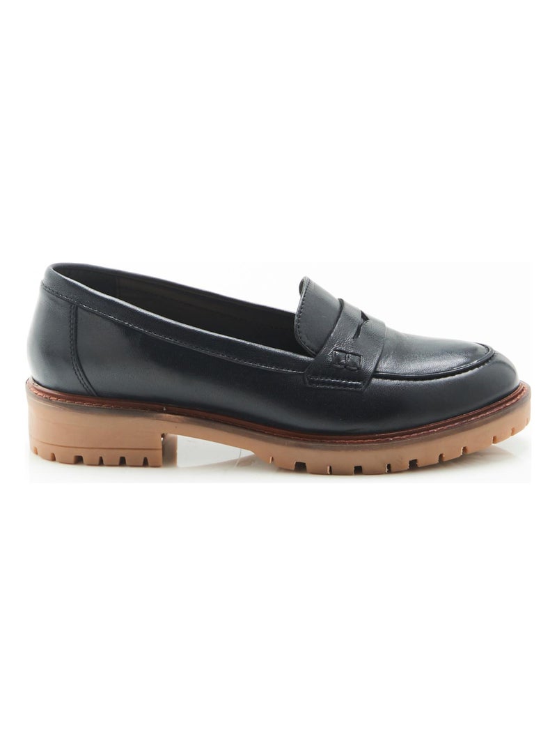 Mocassins crantés Amortyl - Damart Noir - Kiabi