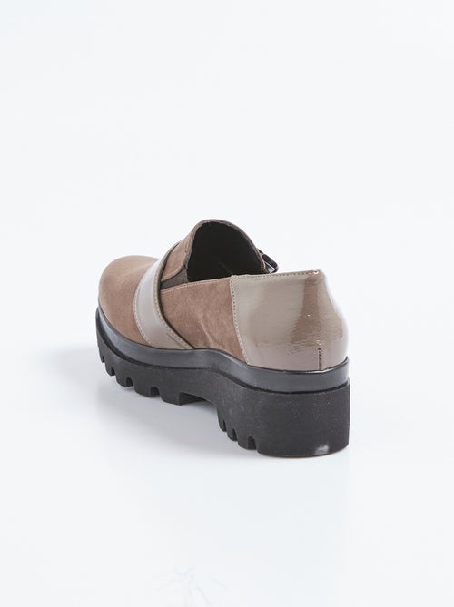 Mocassins crantés, largeur confort - Afibel - Kiabi