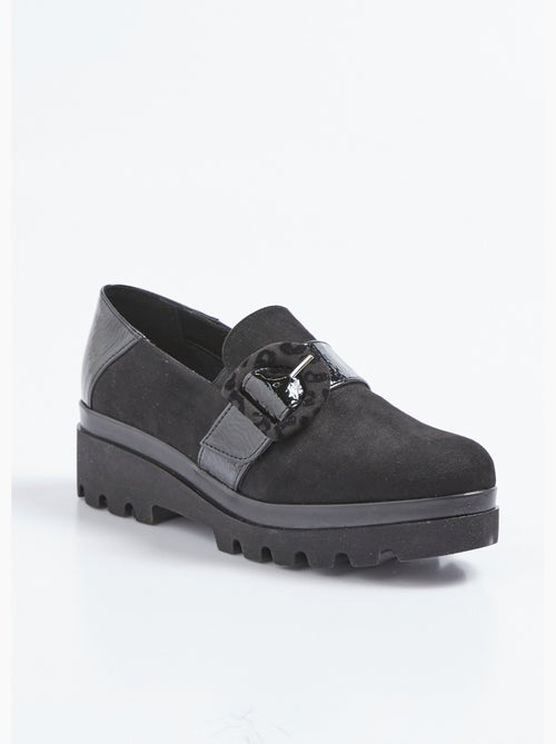 Mocassins crantés, largeur confort - Afibel - Kiabi