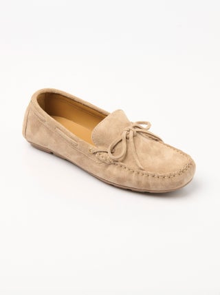 Mocassins cuir avec n¿ud semelle à picots