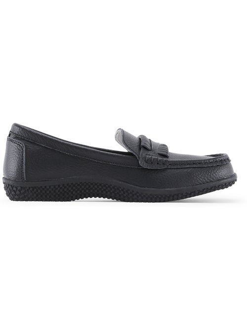 Mocassins cuir femme semelle amovible - PEDICONFORT - Kiabi