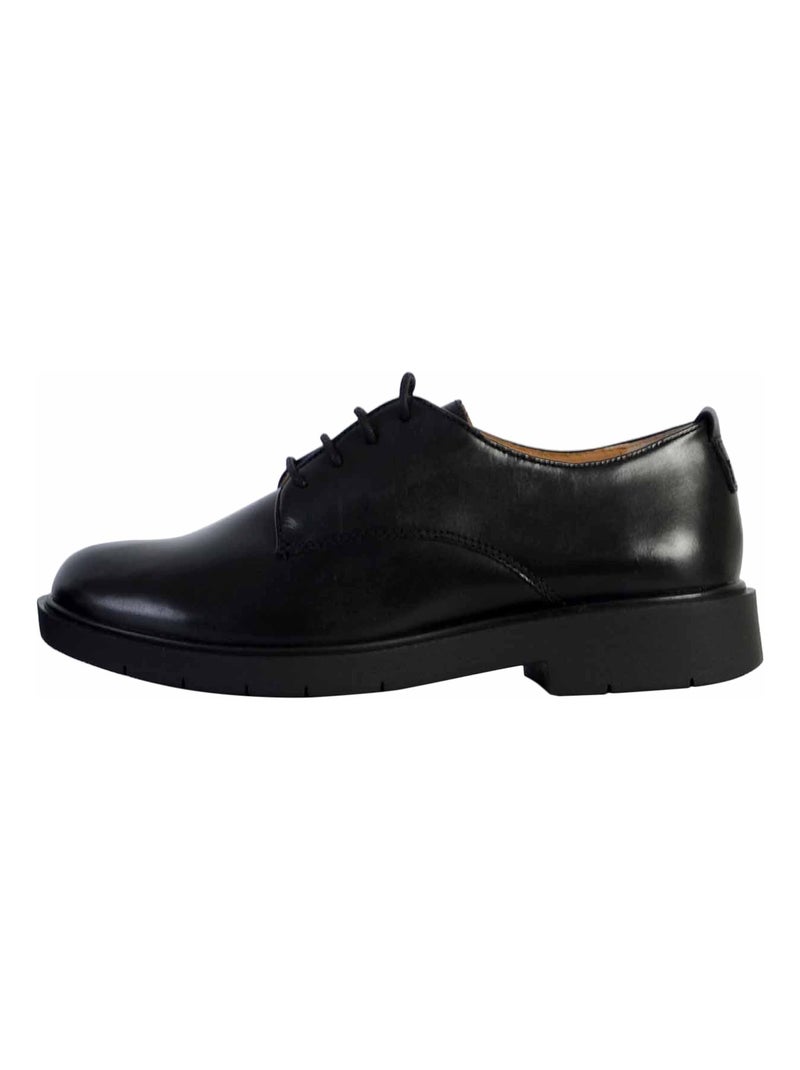 Mocassins Cuir Geox Spherica Noir - Kiabi