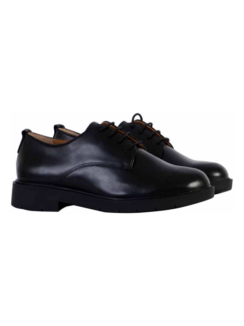 Mocassins Cuir Geox Spherica Noir - Kiabi