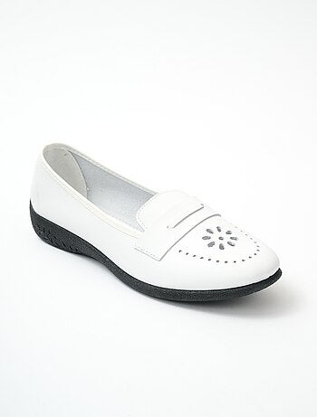 Mocassins cuir grande largeur - Afibel