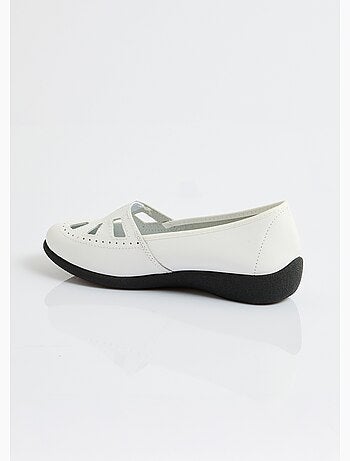 Mocassins cuir largeur confort élastiqué - afibel