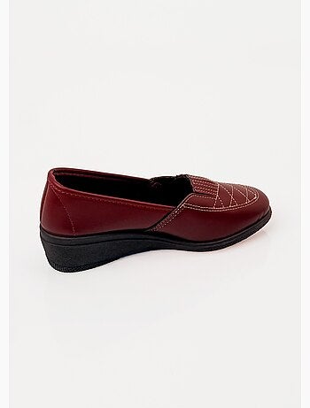 Mocassins cuir largeur confort élastiqués - afibel