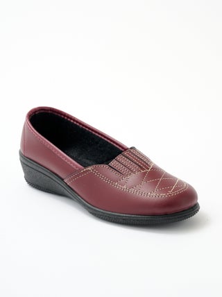 Mocassins cuir largeur confort élastiqués
