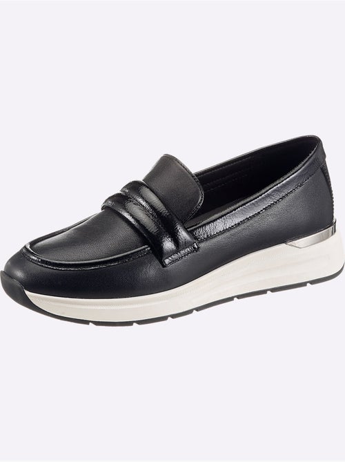 Mocassins Cuir Nappa De Chèvre - Taille Standard - Helline - Kiabi Mocassins Cuir Nappa De Chèvre - Taille Standard - Helline - Kiabi