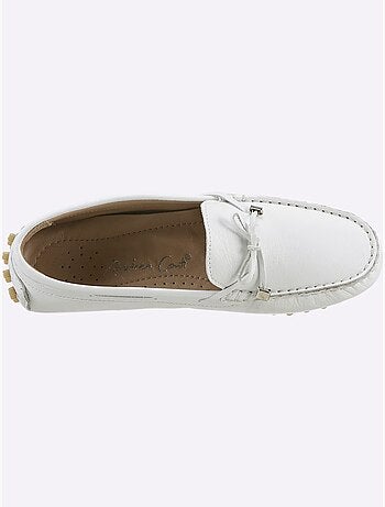 Mocassins en cuir nappa avec nœud décoratif et semelle en cuir - Taille standard - Helline