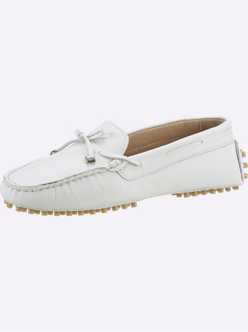 Mocassins Cuir Nappa De Vache - Taille Standard - Helline - Kiabi Mocassins Cuir Nappa De Vache - Taille Standard - Helline - Kiabi