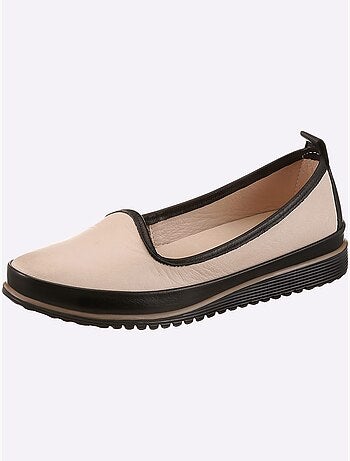 Mocassins Cuir Nappa De Vache - Taille Standard - Helline