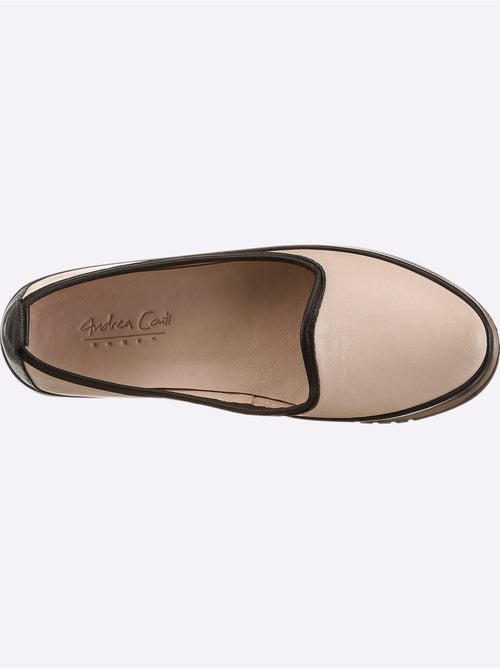 Mocassins Cuir Nappa De Vache - Taille Standard - Helline - Kiabi