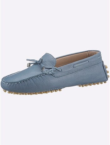 Mocassins Cuir Nappa De Vache - Taille Standard - Helline
