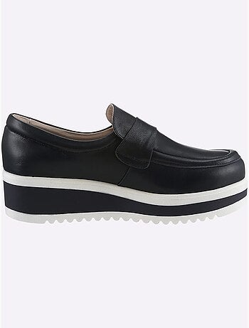 Mocassins Cuir Nappa De Vache - Taille Standard - helline