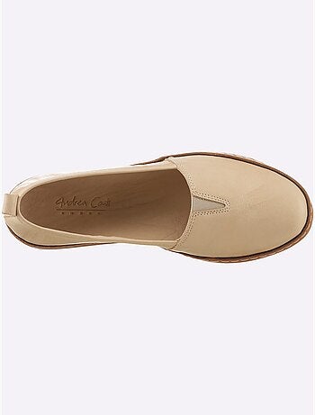 Mocassins Cuir Nappa De Vache - Taille Standard - helline