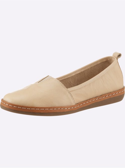 Mocassins Cuir Nappa De Vache - Taille Standard - helline - Kiabi
