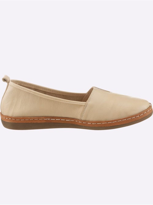 Mocassins Cuir Nappa De Vache - Taille Standard - helline - Kiabi