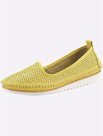 Mocassins Cuir Nappa De Vache - Taille Standard - Helline