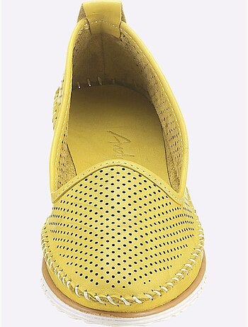 Mocassins Cuir Nappa De Vache - Taille Standard - Helline
